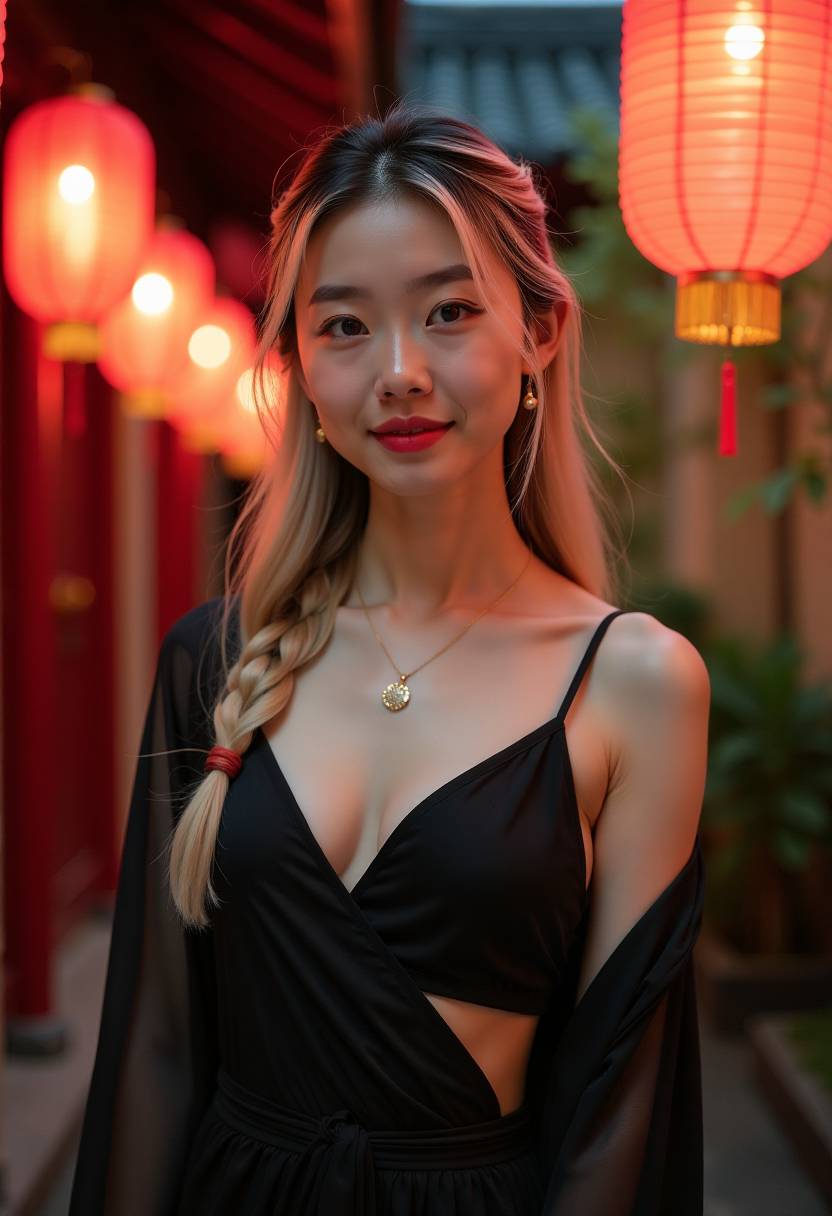 电视剧《美人余》庭院剧照